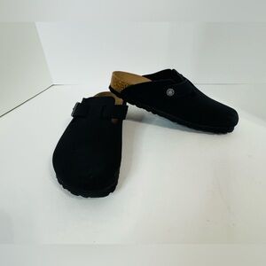 Birkenstock Black Vegan Slip-On Clogs